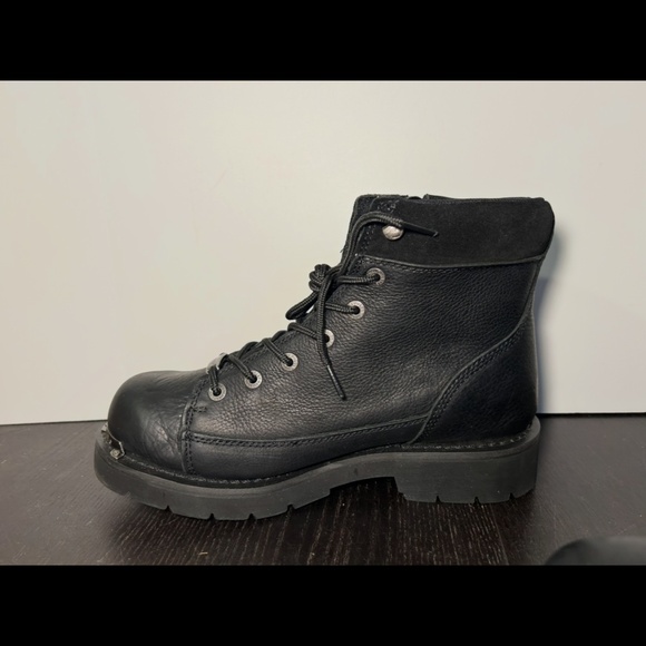Harley Davidson Chipman Leather Motorcycle Riding Boots Black Mens 11 main image 8